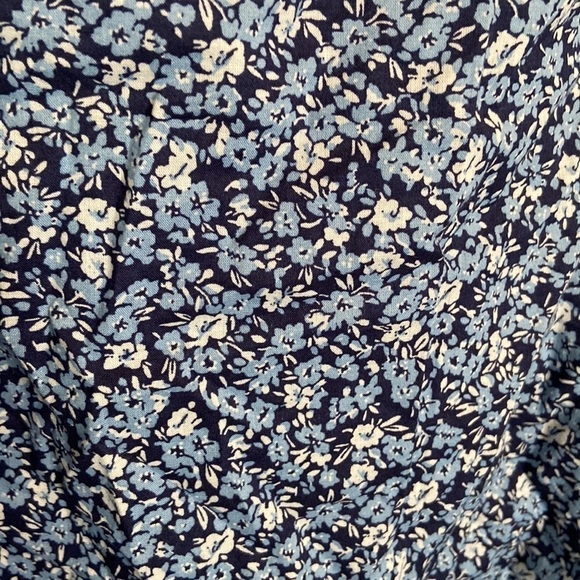 J crew Printed ruffle-trim peasant top - Picture 2 of 6